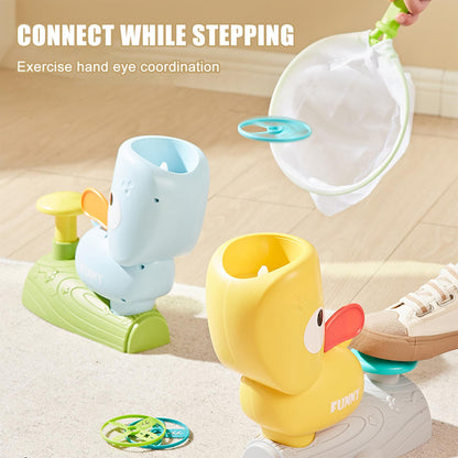 Exciting Outdoor Flying Disk Thrower Toy