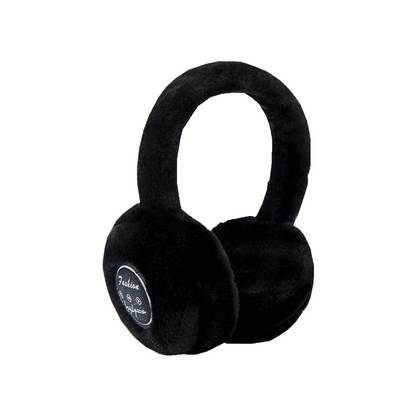 Cozy Bluetooth Headphones with Faux Fur Covers