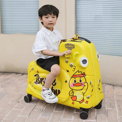 Colorful Kids Rolling Suitcase