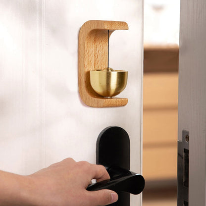 Rustic Wooden Door Chime Bell