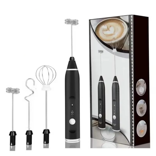 Compact USB Handheld Milk Frother and Mini Blender - Luxicro