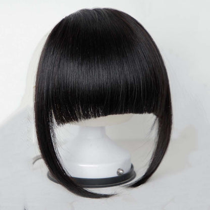 Easy Clip On Realistic Fake Fringe Hair Bangs