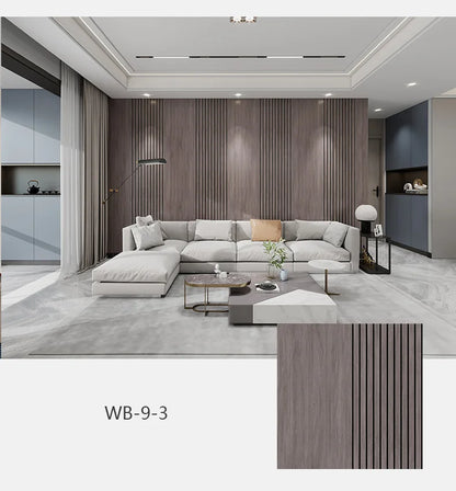 Stylish Wooden Pattern Wall Stickers
