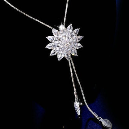 Sparkling Ice Drop Necklace