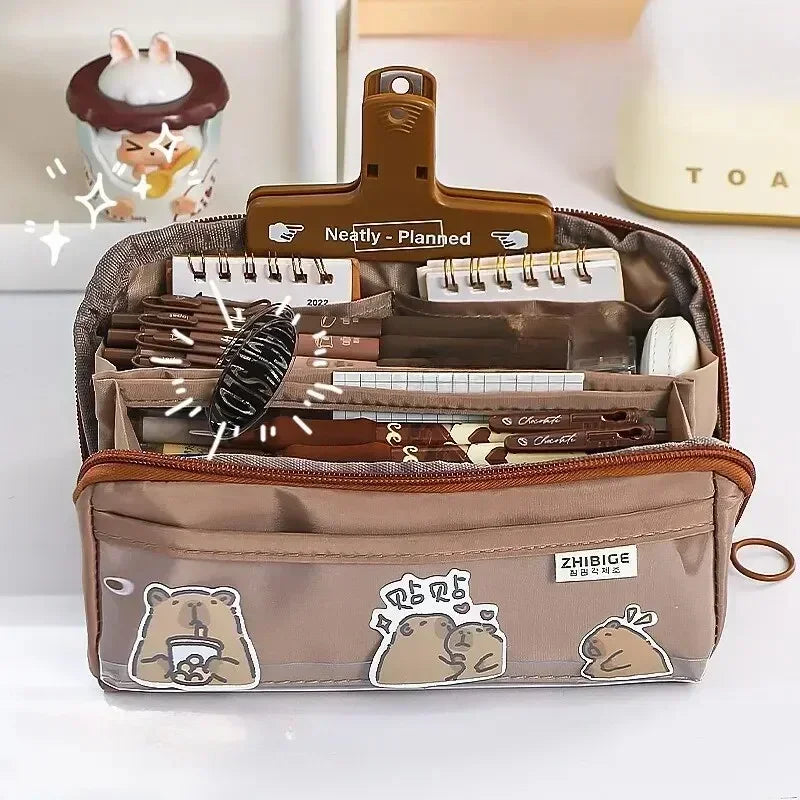 Big Organizer Pencil Bag with 10 Compartments