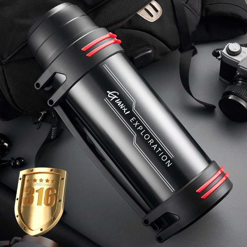 Big Thermal Metal Hydration Bottle - Luxicro