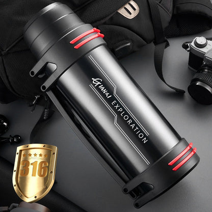 Big Thermal Metal Hydration Bottle - Luxicro