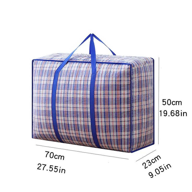 Collapsible Storage Tote with Easy Zipper Top