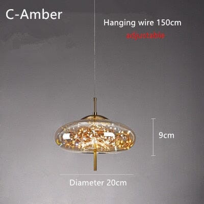 Unique European Style Glass Pendant Lighting
