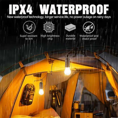 Portable Solar LED Waterproof Camping Light