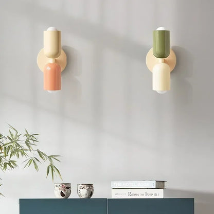 Classic White Dual Head LED Wall Lamp