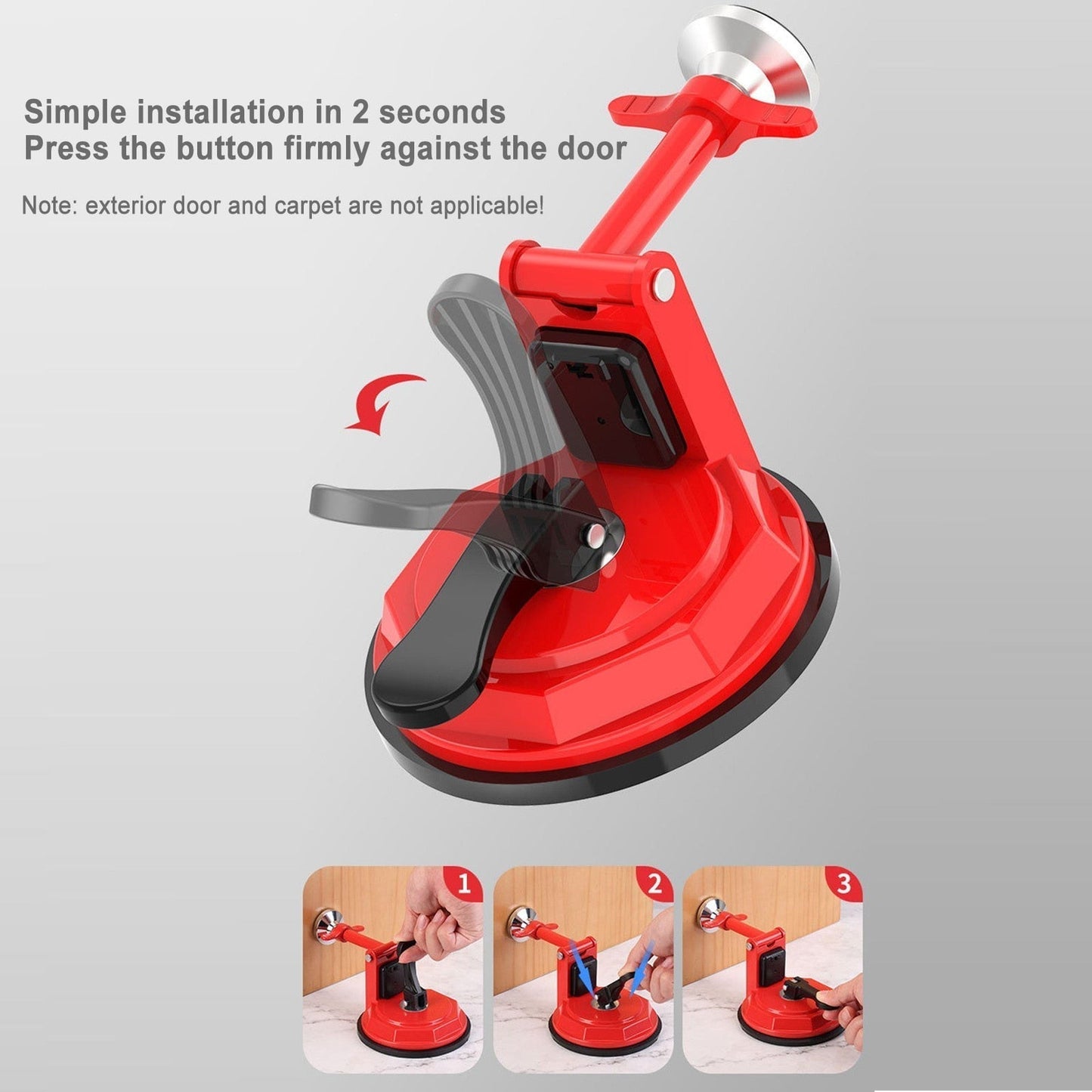 Portable Home Security Door Stop Alert