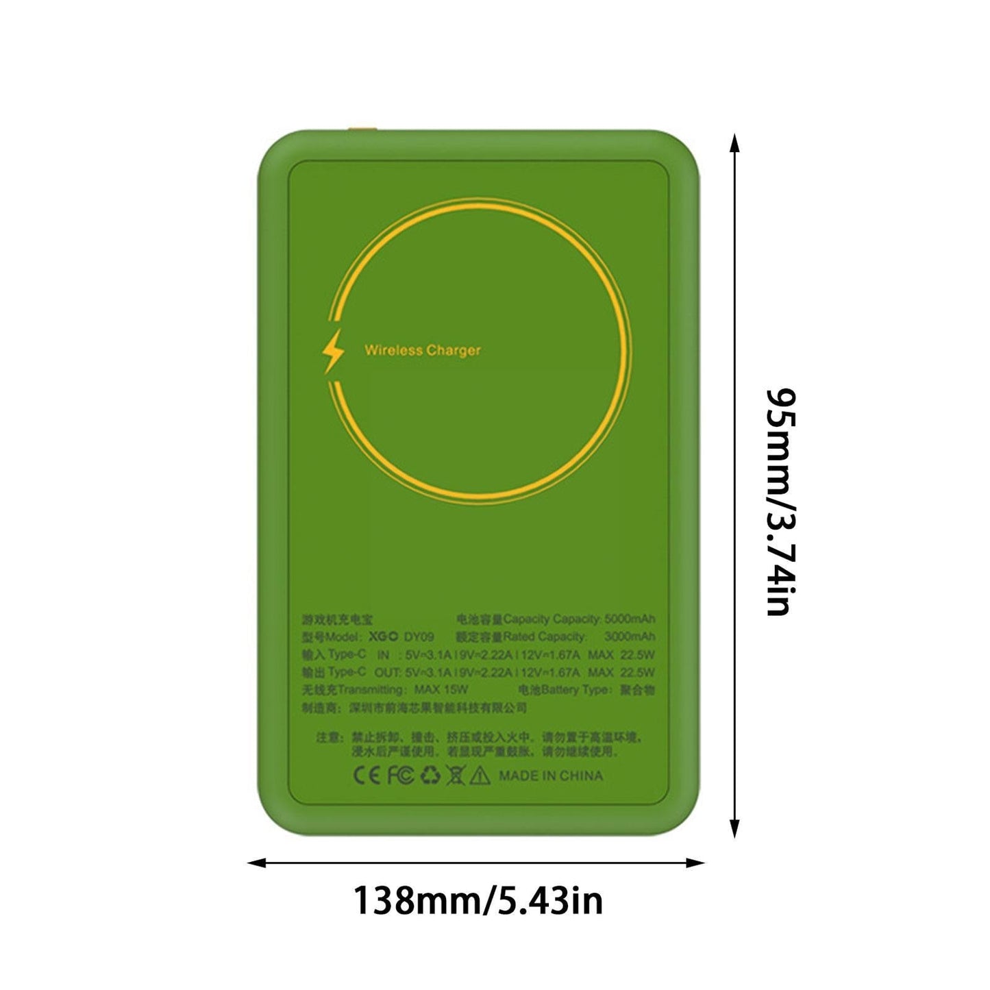 Compact Vintage Gaming Portable Charger