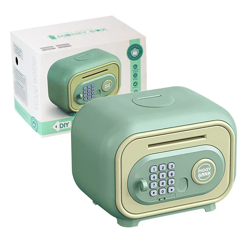 Fun Kids Money Box Password Safe Piggy Bank