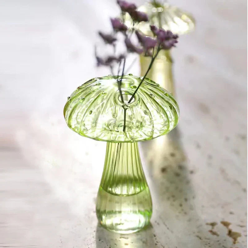 Vibrant Decorative Glass Flower Vase