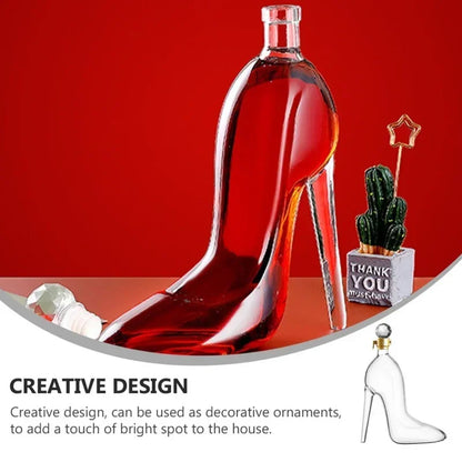 Elegant Crystal Wine Carafe