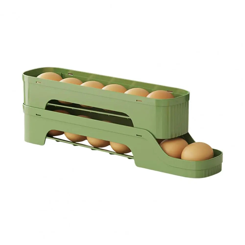 Compact 4-Tier Clear Egg Storage Container - Luxicro