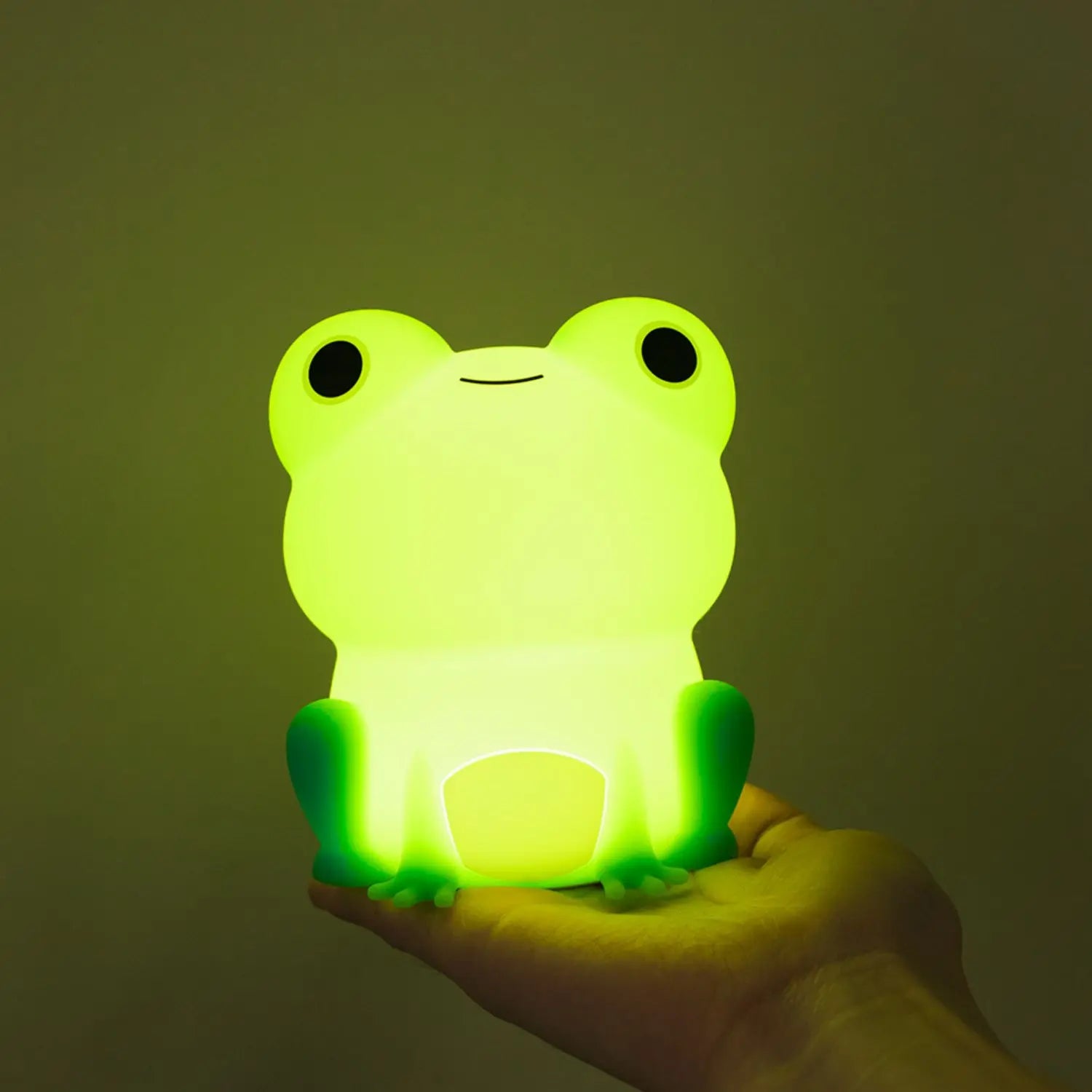 Fun Children's Frog Night Light with Timer and USB - Luxicro