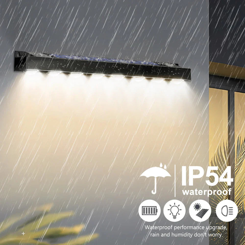 Bright Solar Powered Garden Lights 4-Pack Outdoor Set - Luxicro