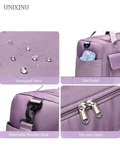 Waterproof Large 35L Ladies Travel Duffel Bag