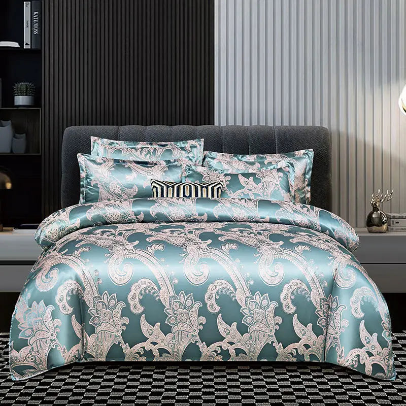 Luxurious Navy Blue Comforter Set
