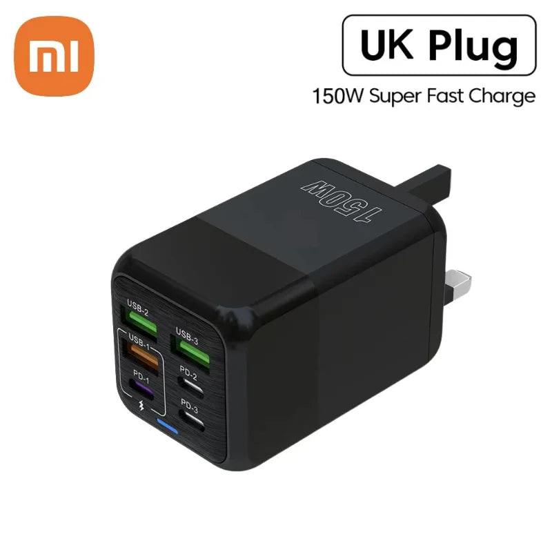 Fast 6-Port USB Charger Adapter for iPhone & Samsung
