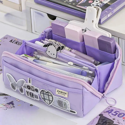 Big Organizer Pencil Bag with 10 Compartments