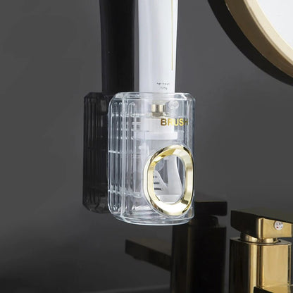 Space Saving Automatic Toothpaste Holder