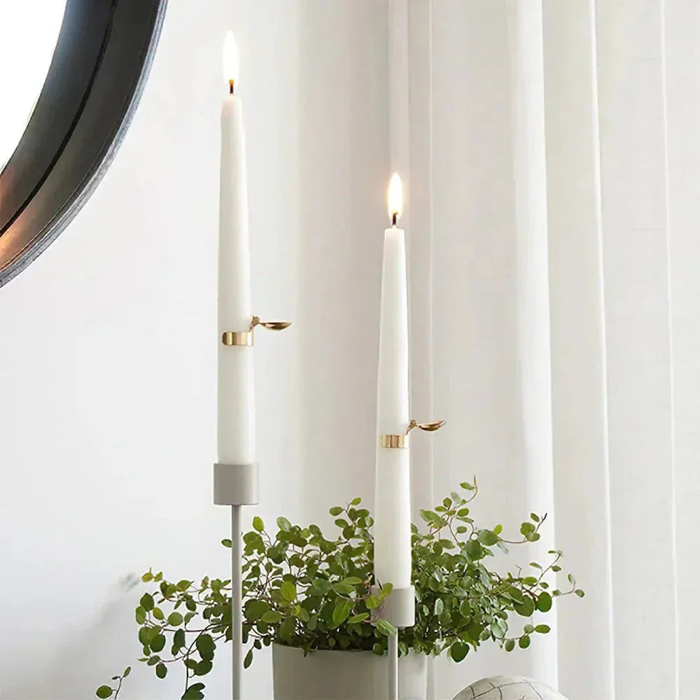 Safe Flame Protection Glass Table Lamp