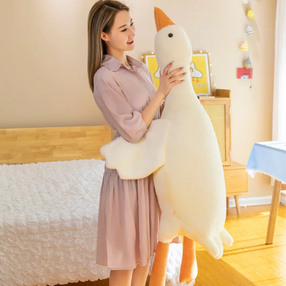 Cuddly White Stuffed Animal Pillow Toy