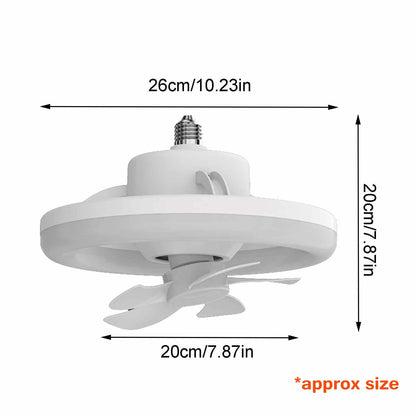 Energy Saving Fan Ceiling Light Fixture
