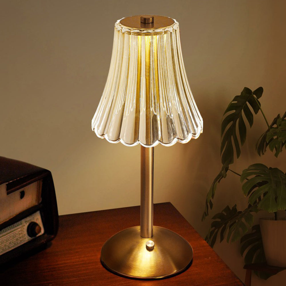 Elegant Clear Office Table Lamp