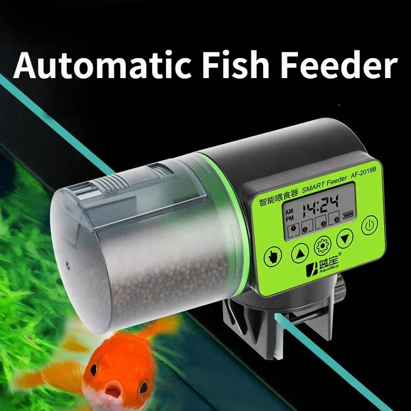 Easy Auto Fish Food Dispenser Tank Feeder - Luxicro