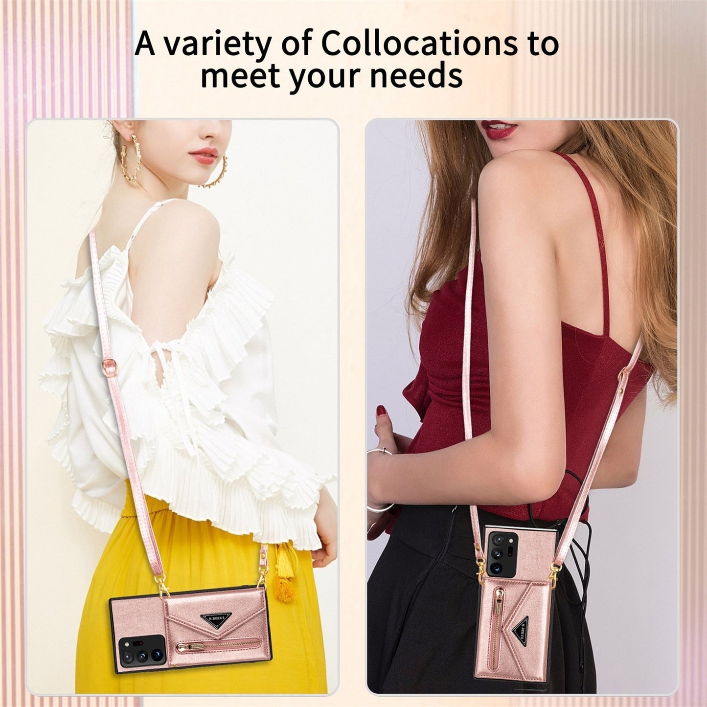 Premium Leather Phone Card Holder Case