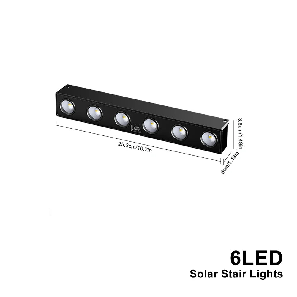 Bright Solar Powered Garden Lights 4-Pack Outdoor Set