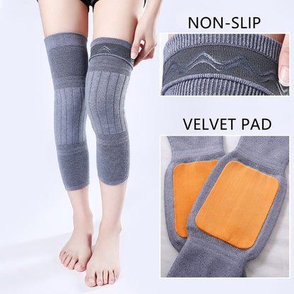 Cozy Thermal Knee Warmers for Winter - Luxicro