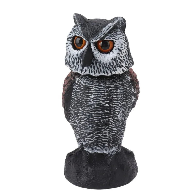 Outdoor Owl Decoy with Moving Head