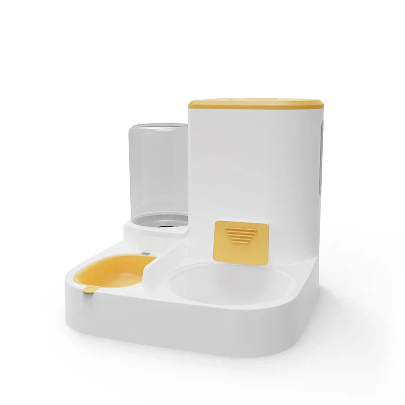 Automatic Pet Food and Water Bowl Feeder Set