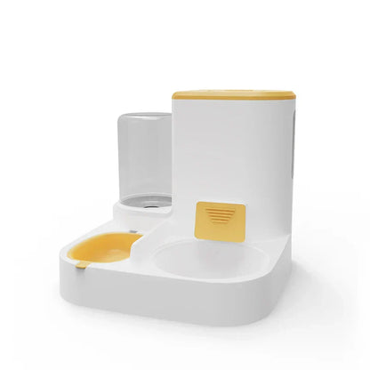 Automatic Pet Food and Water Dispenser Set