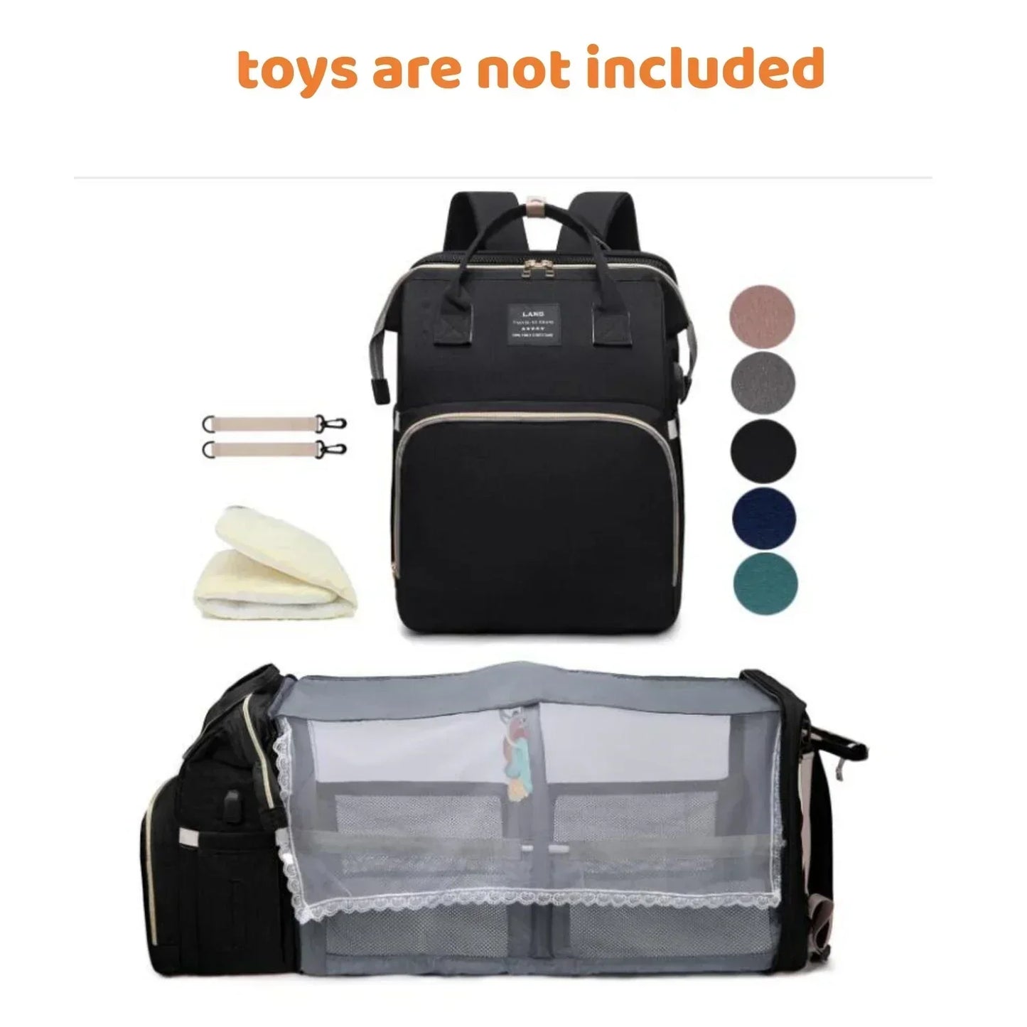 Portable Infant Backpack with Sleeping Bag