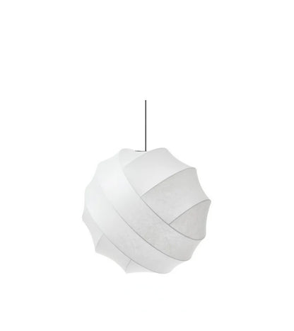 Elegant Round Silk LED Pendant Dining Light Fixture