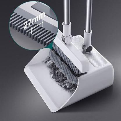 Easy Clean Extendable 3 Piece Dustpan Kit - Luxicro