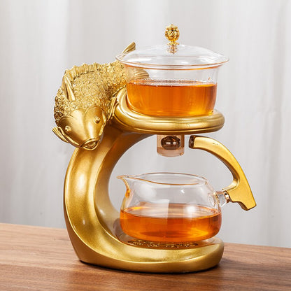 Ocean Breeze Fish Shaped Magnetic Teapot - Luxicro