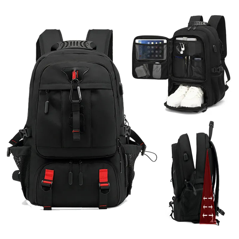 Practical Travel Laptop Backpack with USB Charger Port