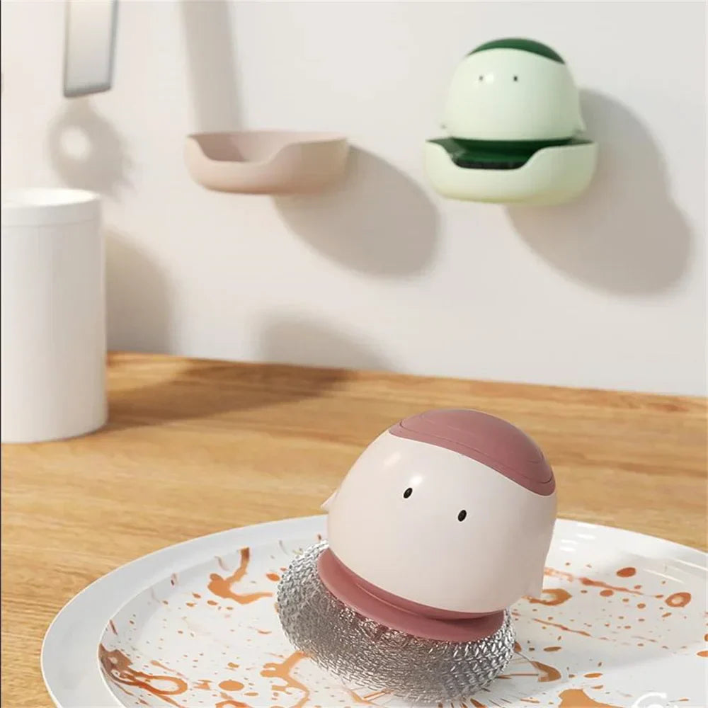 Easy Clean Auto Dish Soap Brush
