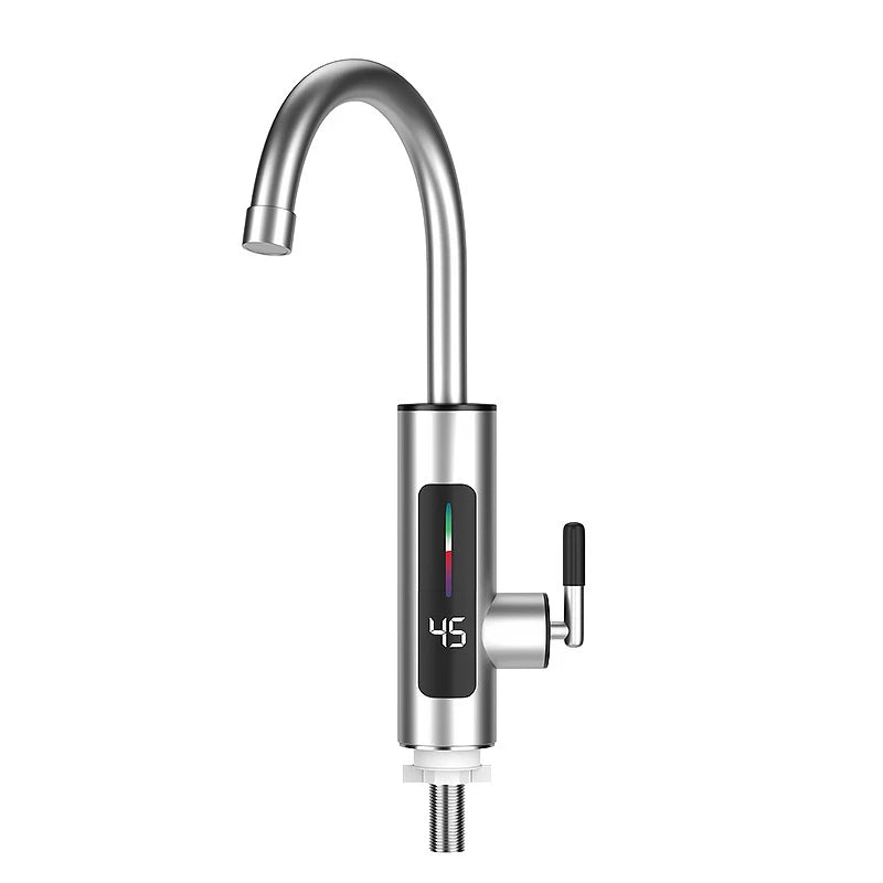 Fast Heat Kitchen Faucet 3000W Stainless Steel Mixer Tap - Luxicro
