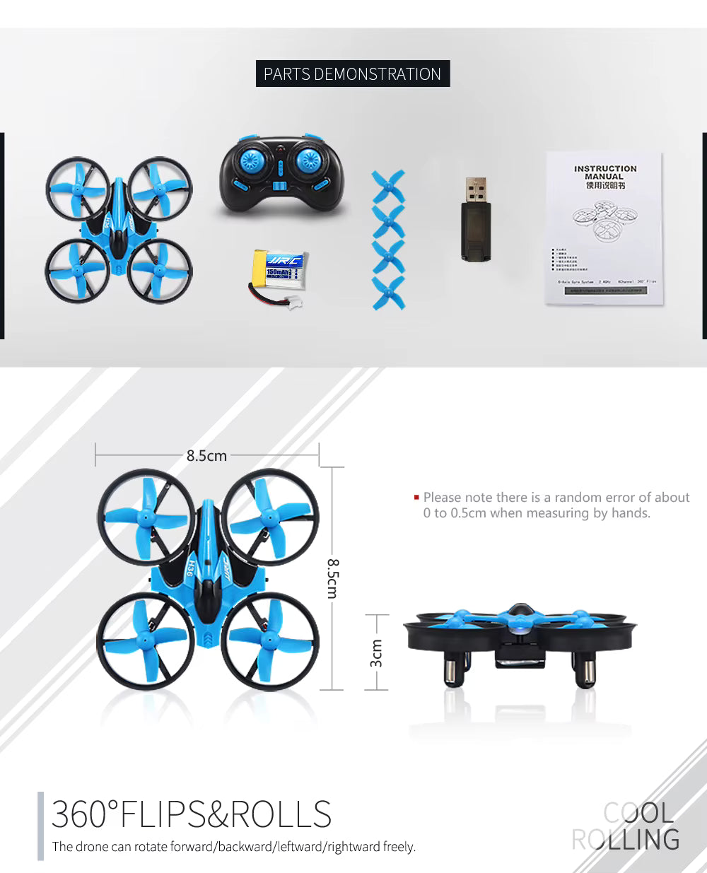 Safe Mini Drone for Kids with Guarded Blades