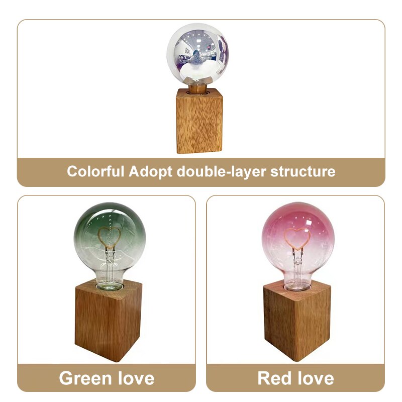 Lovely Red Heart Table Lamp