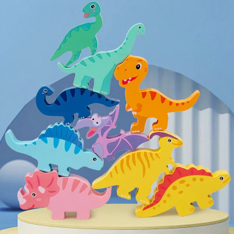 Fun Learning Dinosaur Block Toy