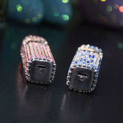 Glittering Gem Rechargeable Pocket Lighter